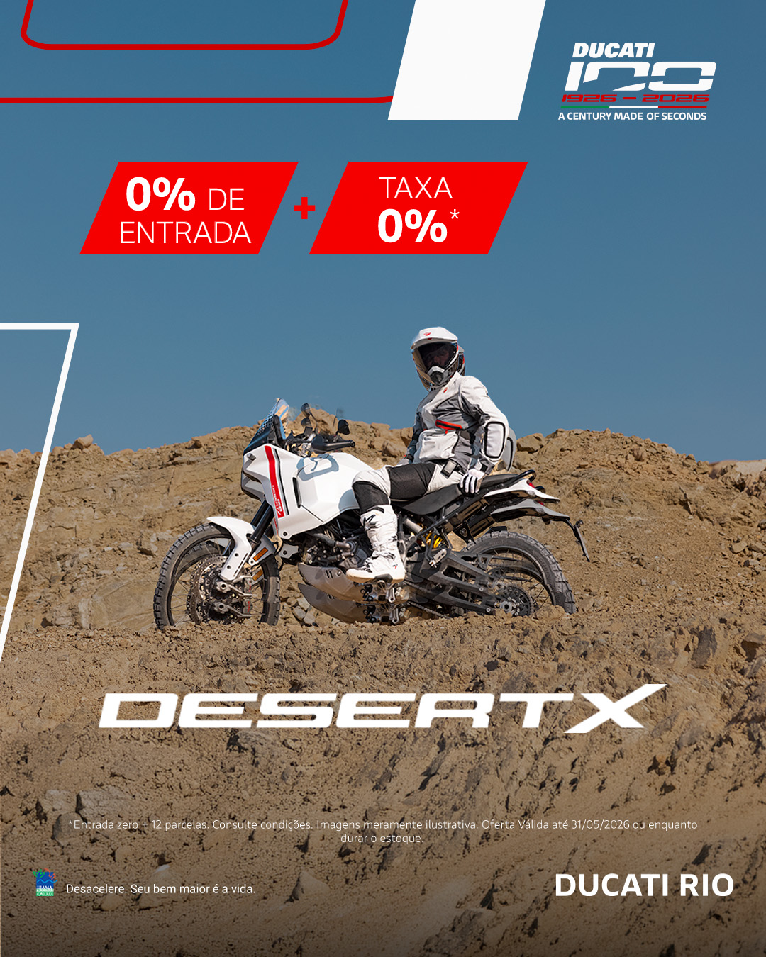 banner desert maio