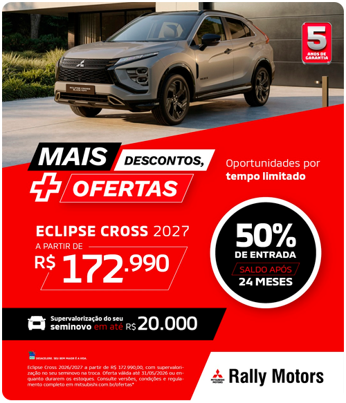 Novo Eclipe Cross Rush 2027