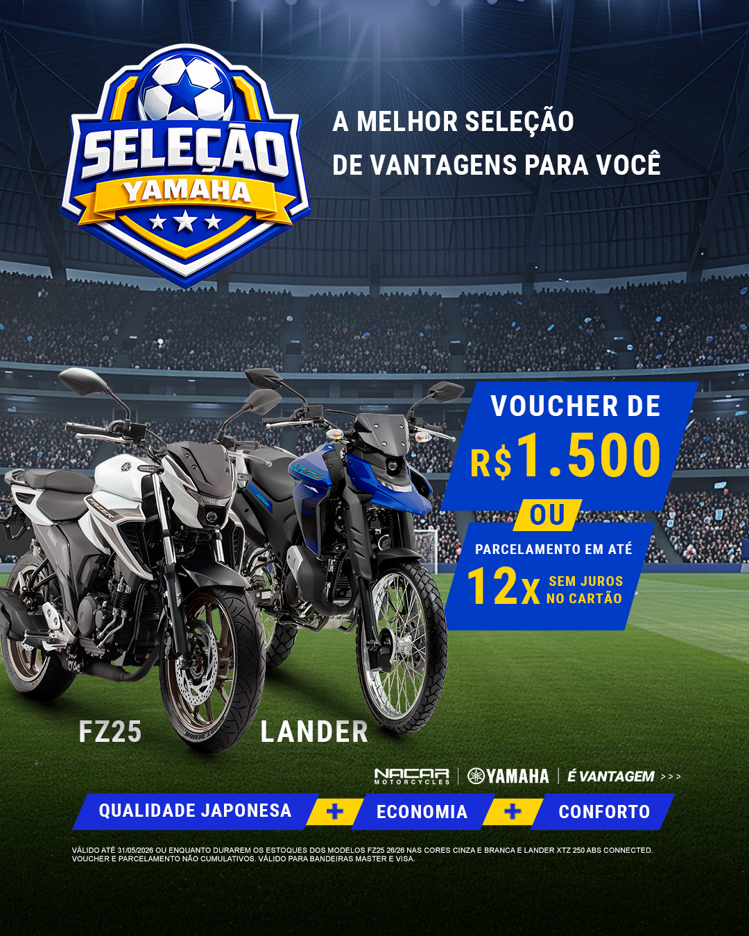 FZ25 FAZER & LANDER CONNECTED