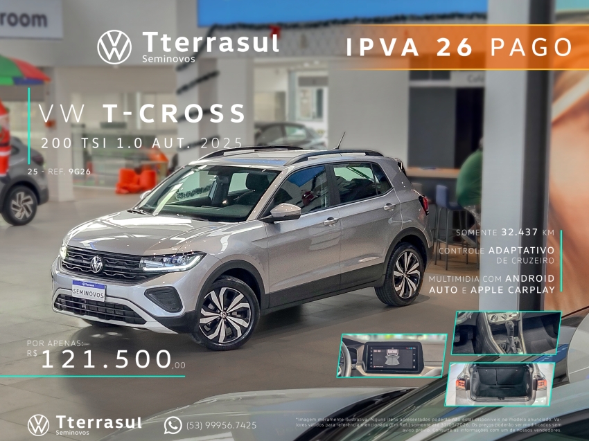 1.0 200 TSI TOTAL FLEX AUTOMÁTICO
