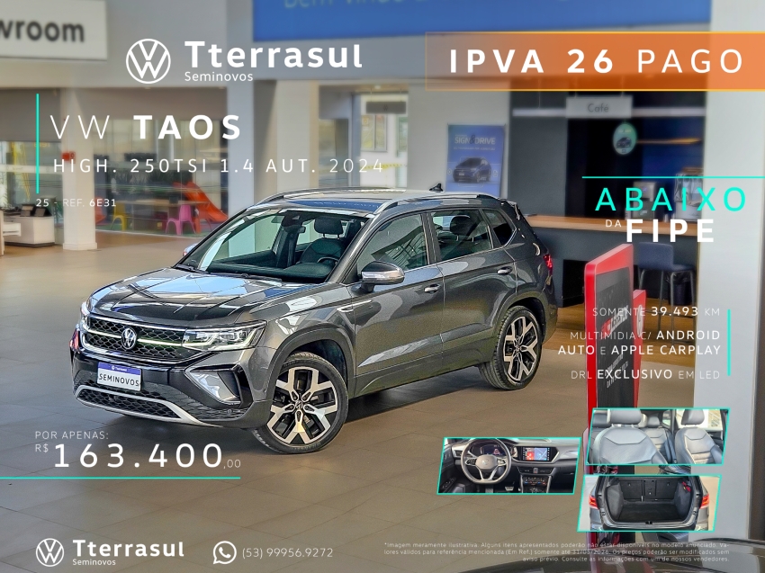 1.4 250 TSI TOTAL FLEX HIGHLINE AUTOMÁTICO