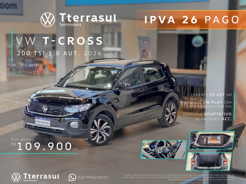 1.0 200 TSI TOTAL FLEX AUTOMÁTICO