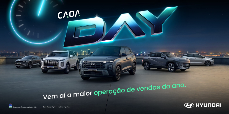 CAOA DAY 2026 ACONTECE NESTE SÁBADO COM AS MELHORES OFERTAS DO ANO EM TODO O BRASIL