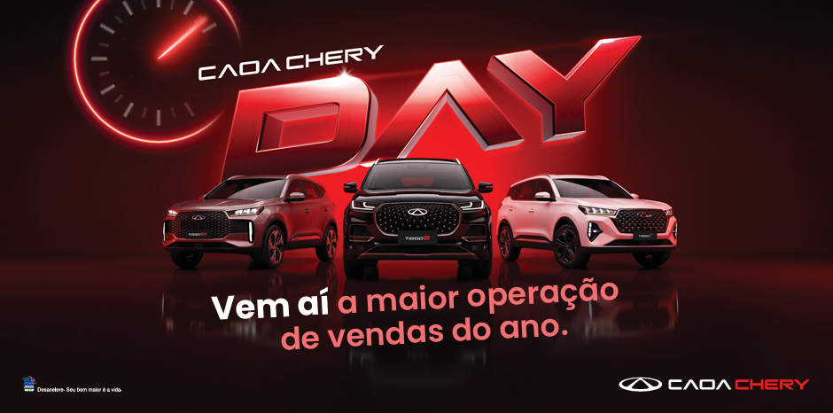 CAOA DAY 2026 ACONTECE NESTE SÁBADO COM AS MELHORES OFERTAS DO ANO EM TODO O BRASIL