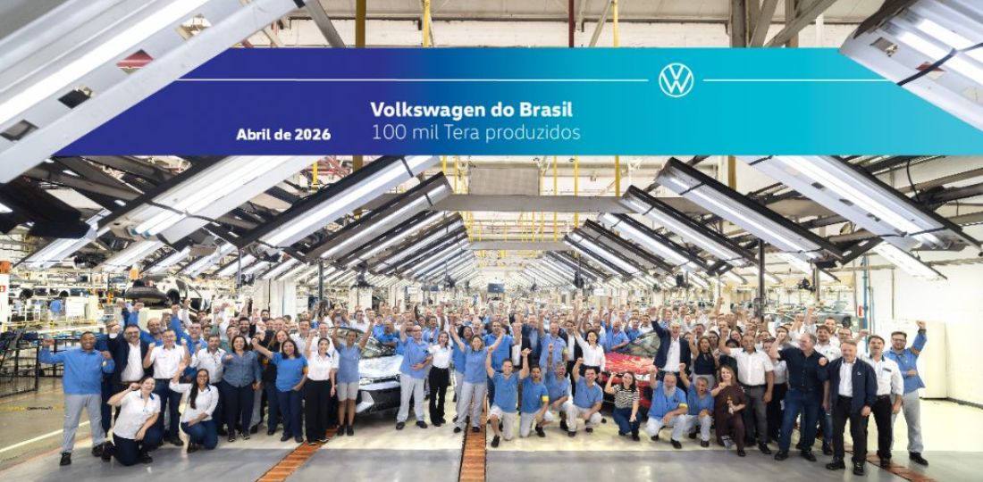Com 100 mil unidades produzidas, VW Tera é o SUV mais vendido do Brasil