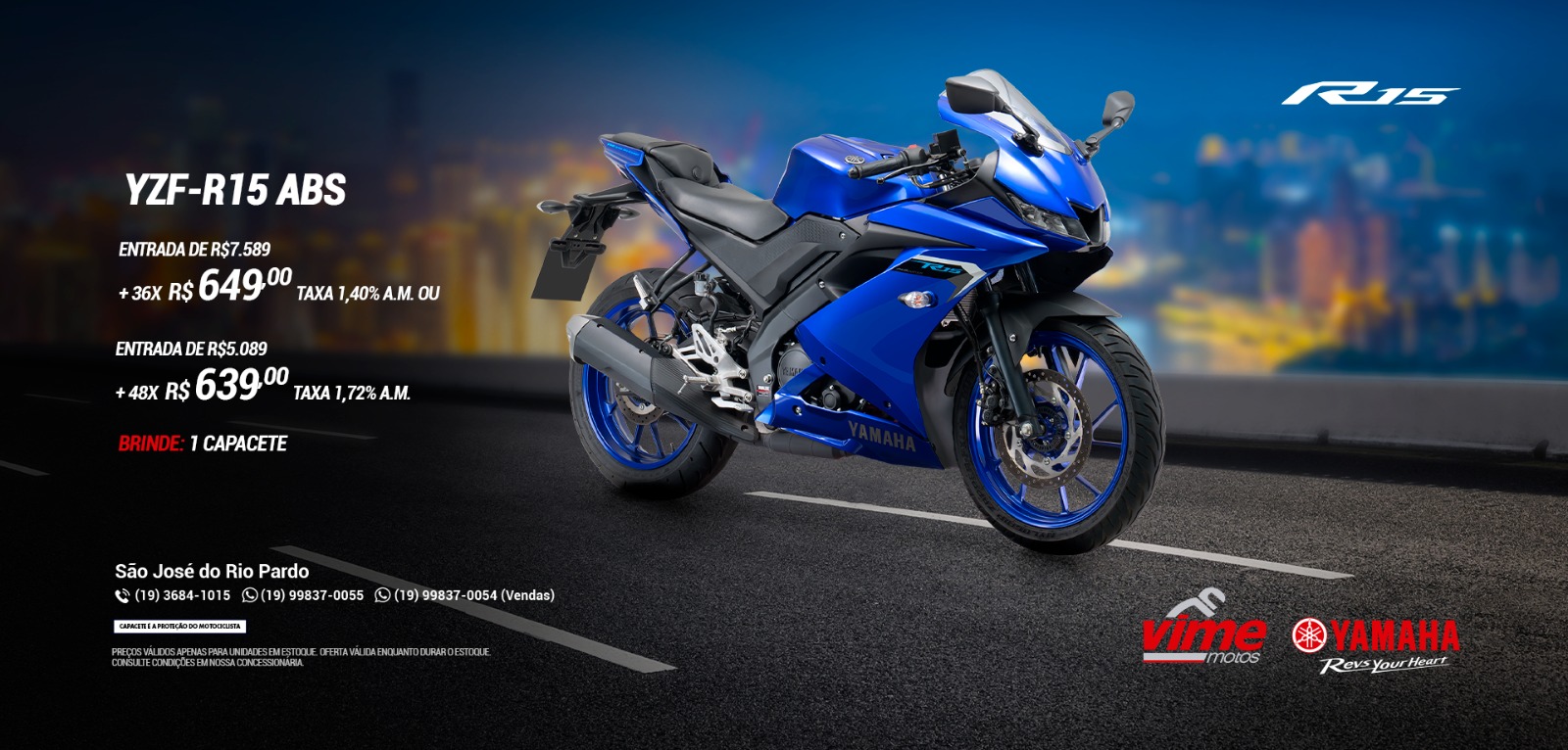 banner yzf r15 abs 2026