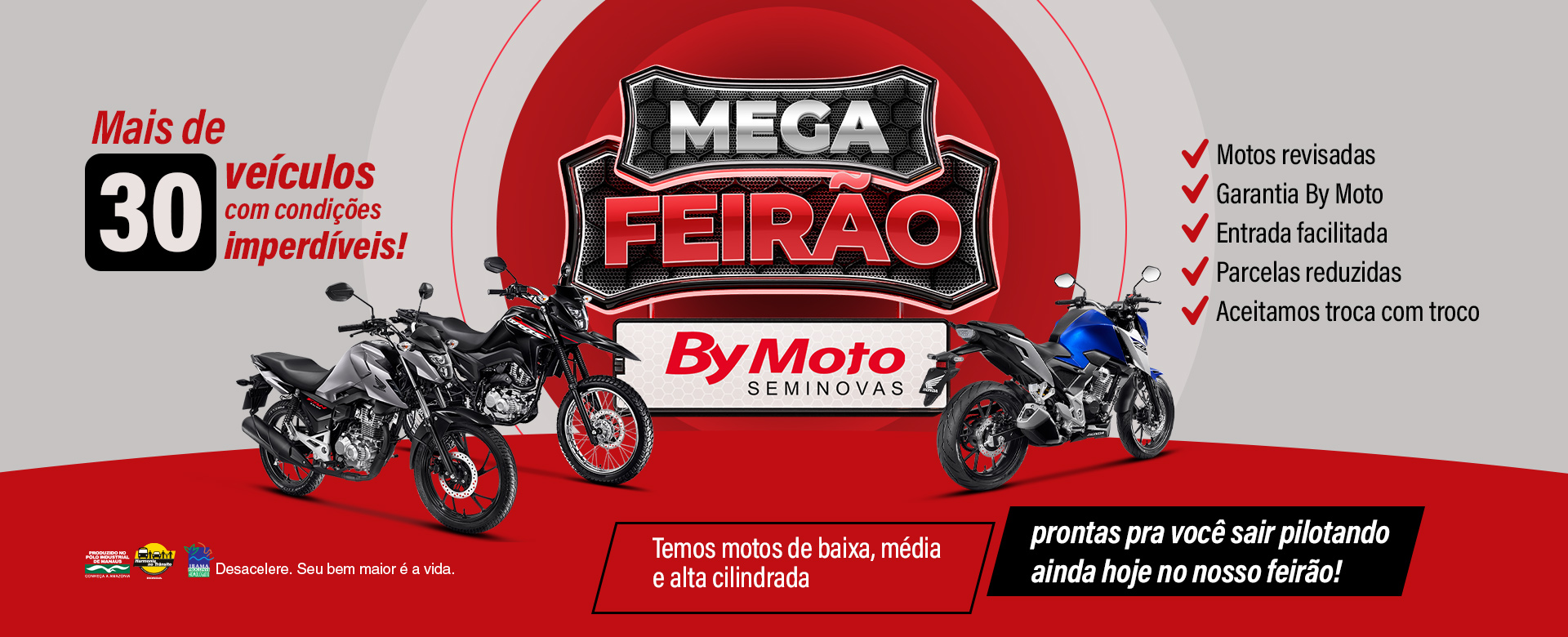 banner SEMINOVAS MEGA FEIRÃO