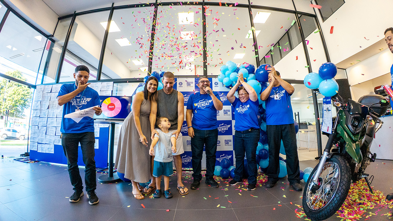Esquadrão de Vendas encerra com grande sucesso na Mundo Sam Yamaha em Maceió