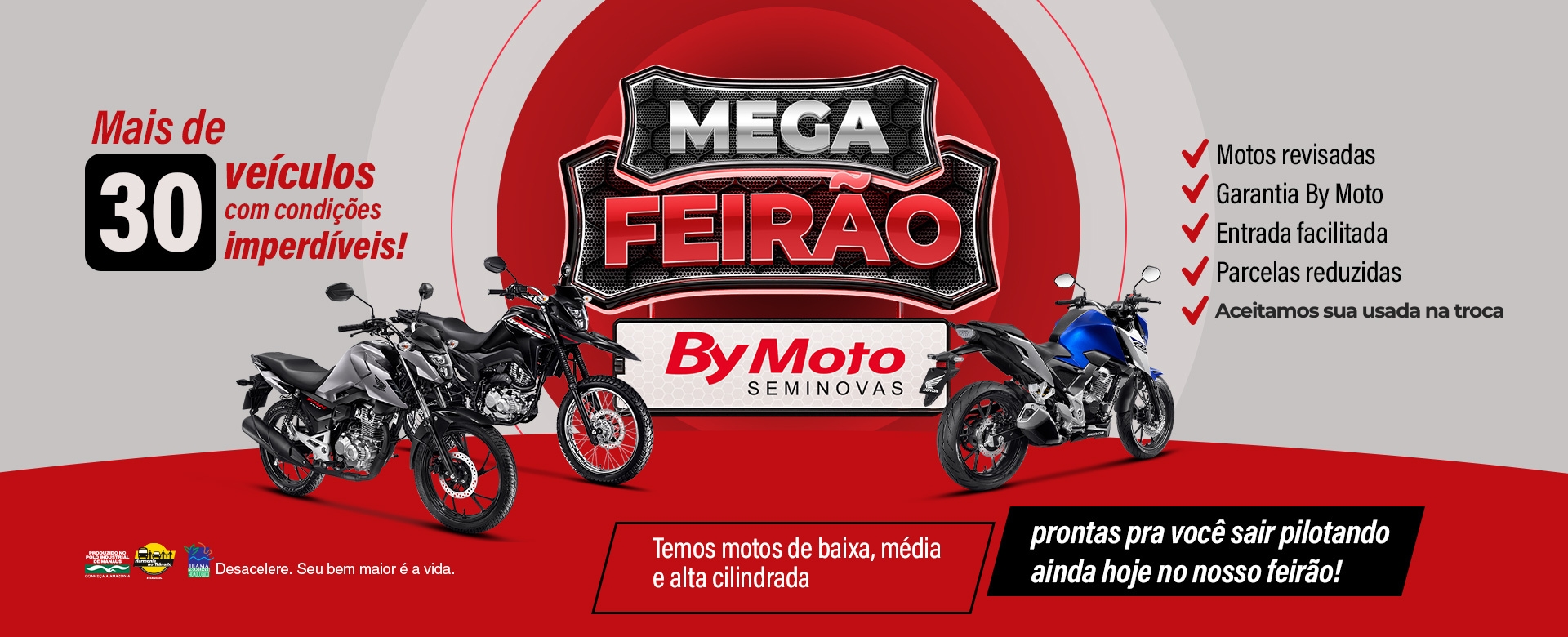 banner SEMINOVAS MEGA FEIRÃO