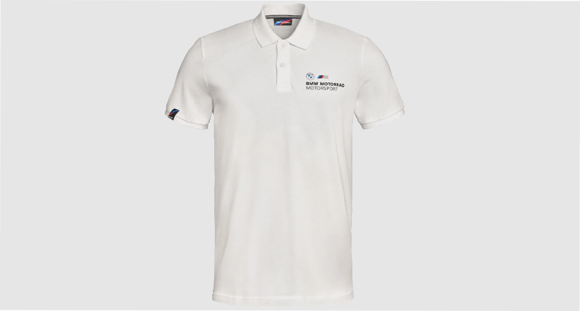 Camisa Polo Motorsport Branca
