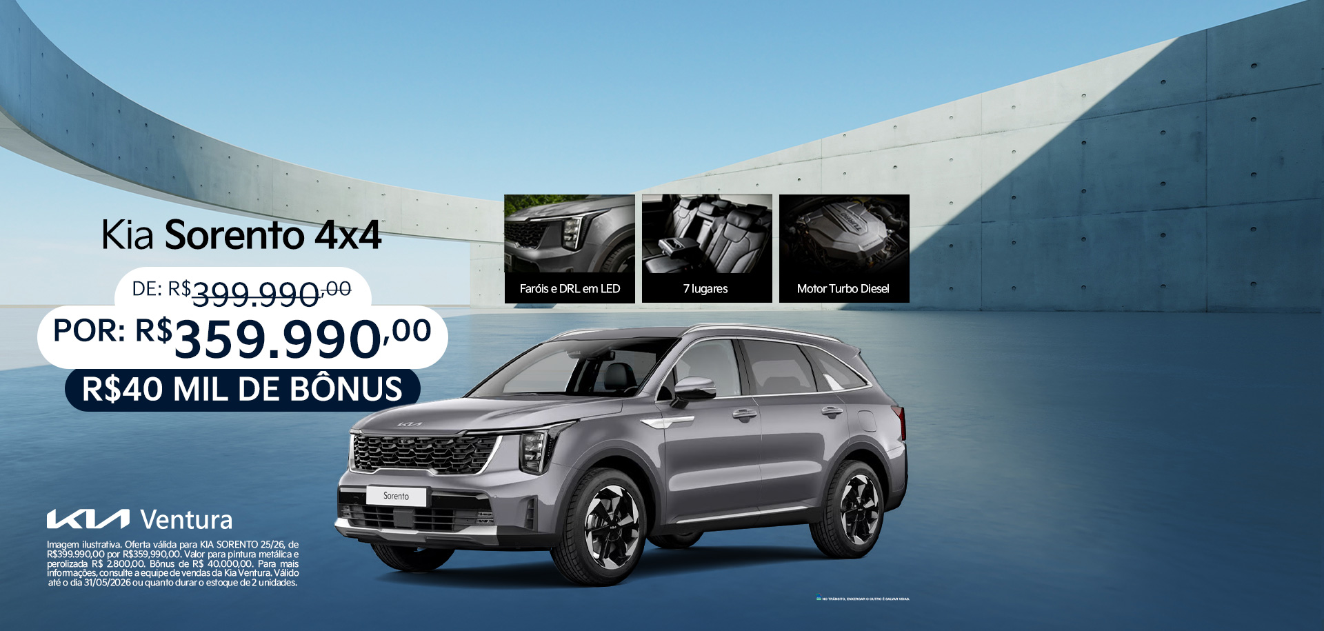 Sorento - Oferta - Maio