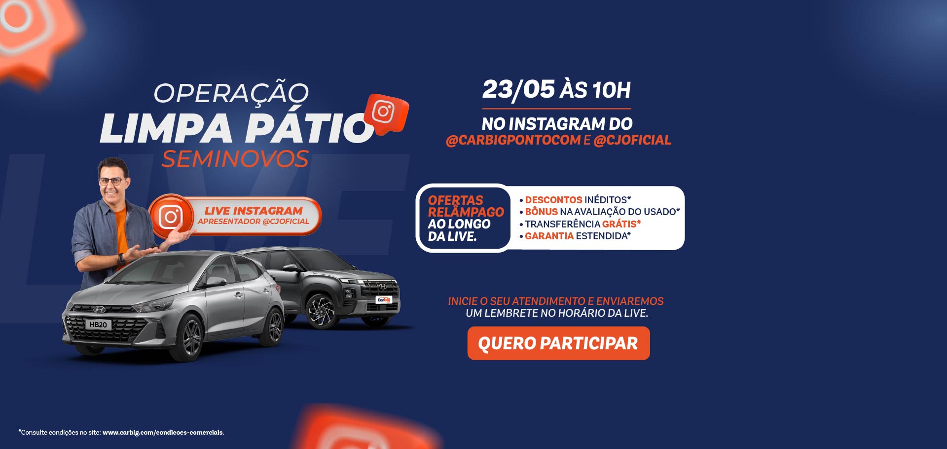 banner limpa pátio carbig