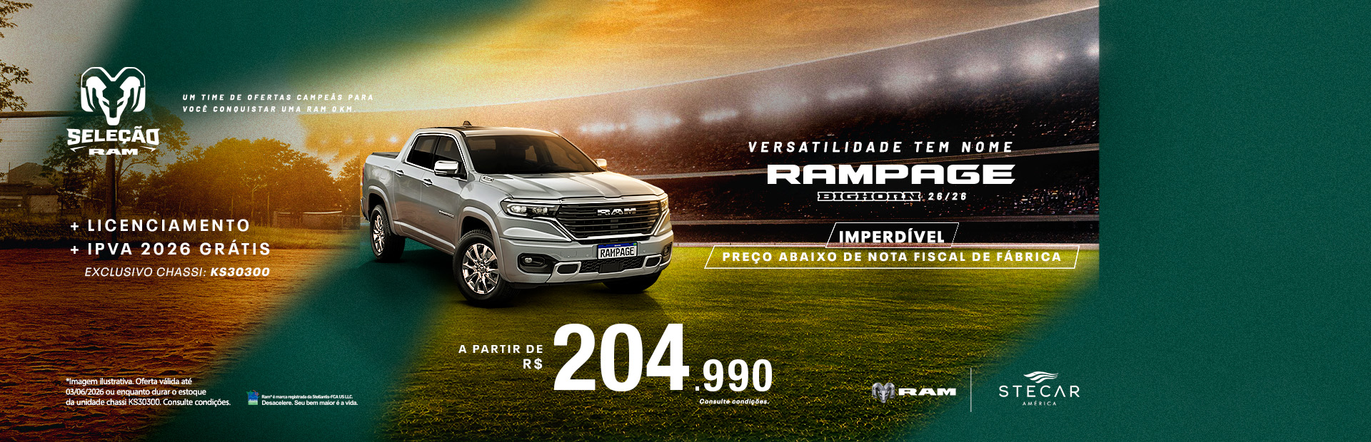 banner 209 ddm vd ram seleção ram bighorn
