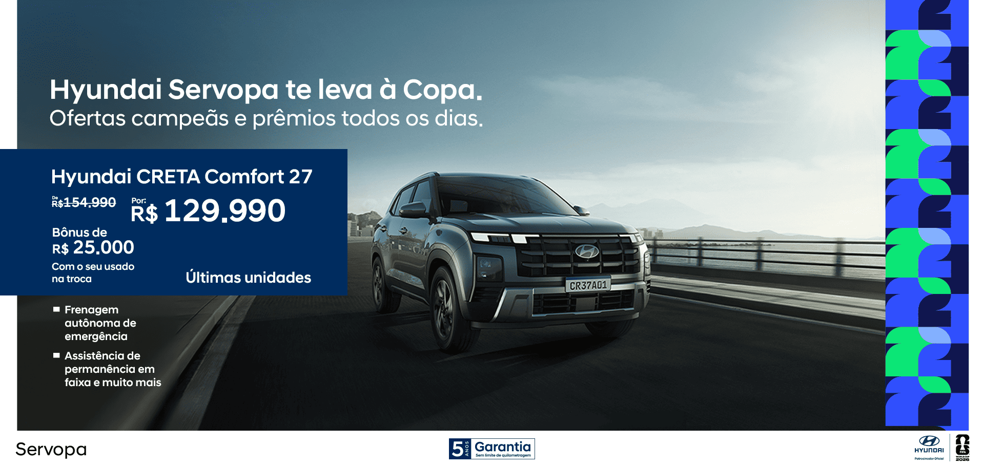 banner banner promocional creta comfort