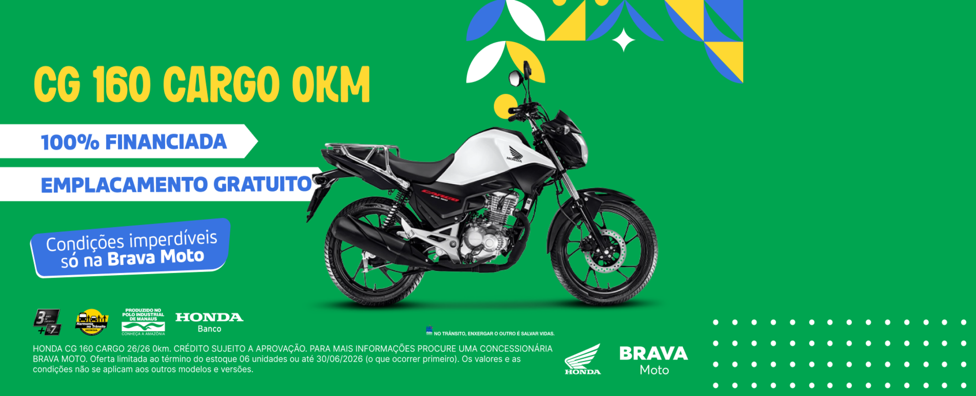 BRAMT 06-26-001 - Oferta Financiamento CG 160 CARGO