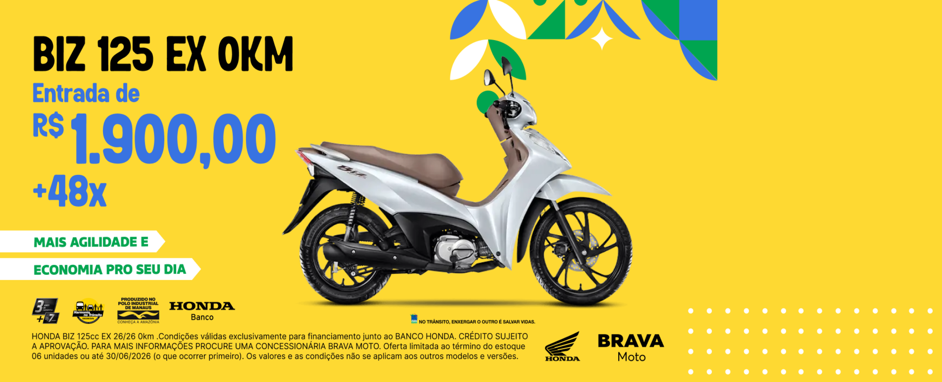 BRAMT-06-26-003 - Oferta Financiamento BIZ 125 EX