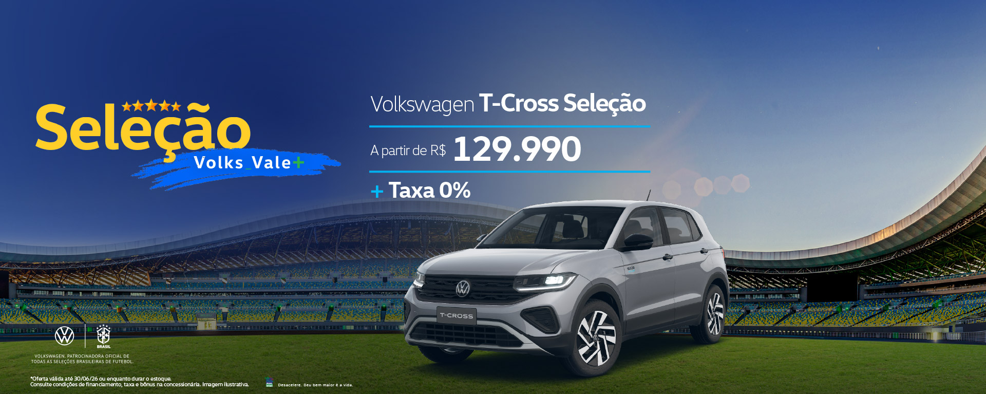 banner vw vale mais - tcross