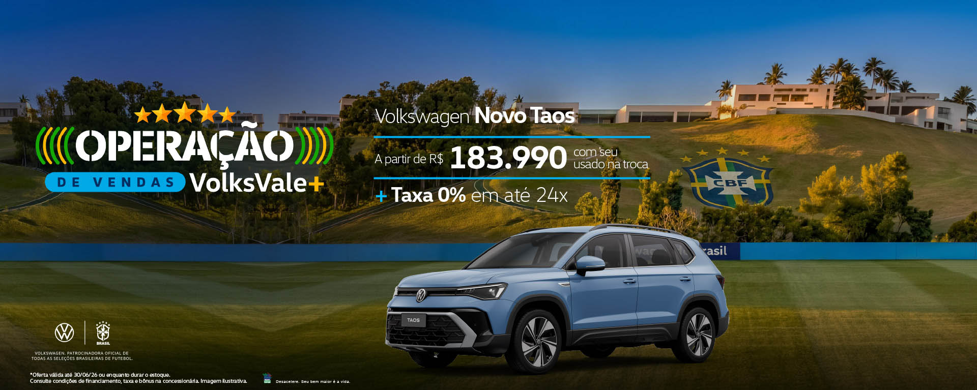 banner operação de vendas - taos