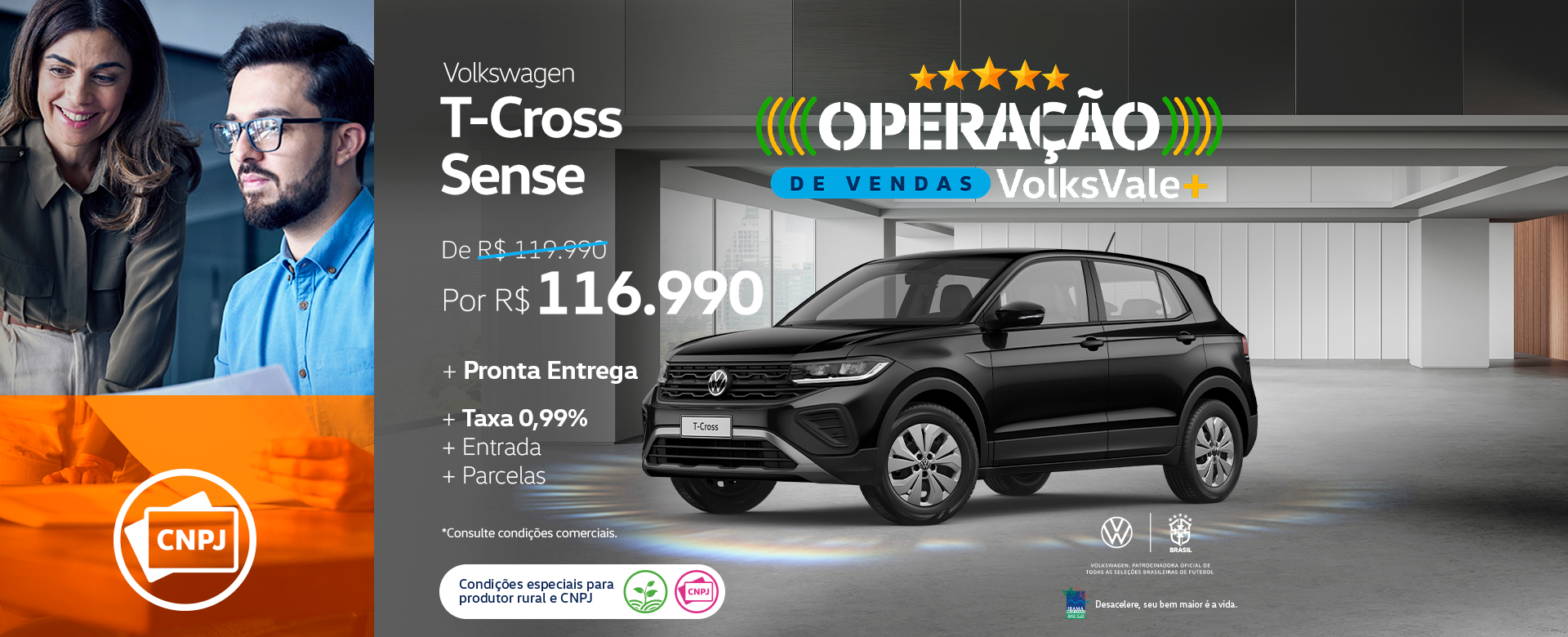 banner t-cross sense cnpj