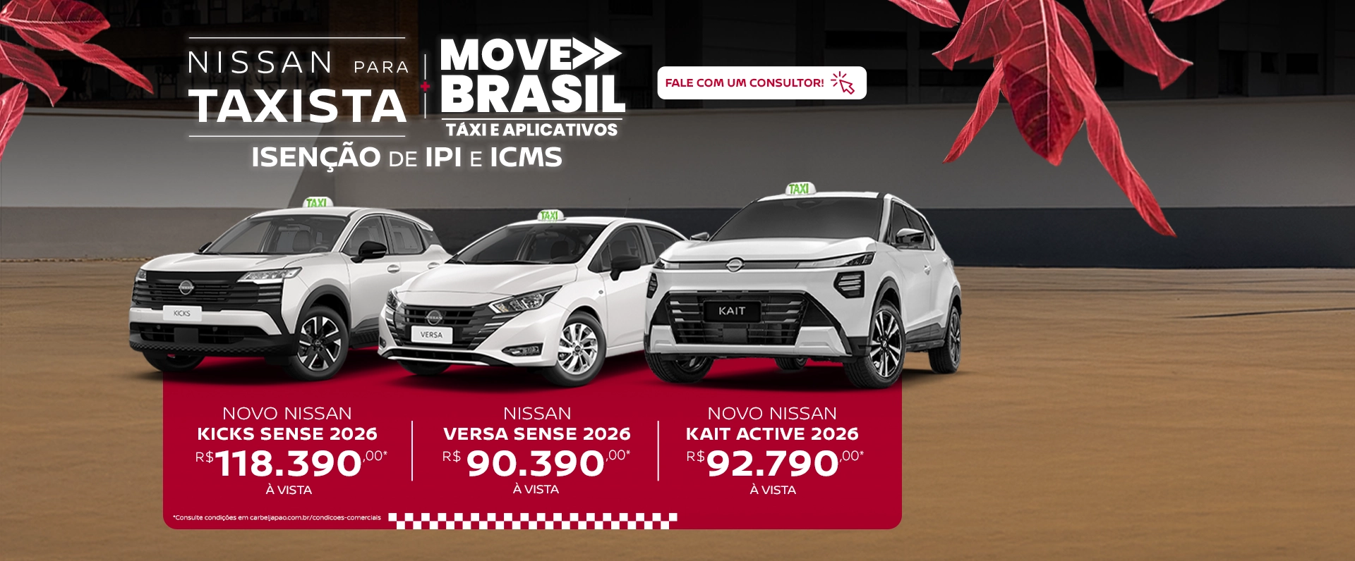 banner pauta quente | vd - táxi | junho 2026