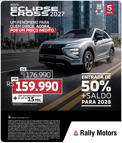 Novo Eclipe Cross Rush 2027