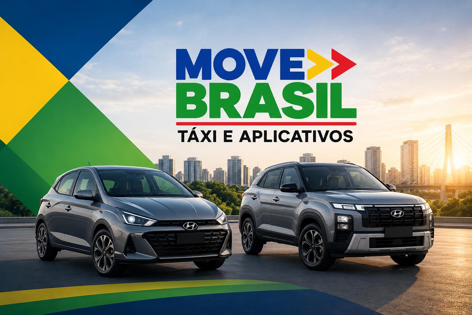 Move Brasil Hyundai: como funciona o programa para motoristas de aplicativo e taxistas