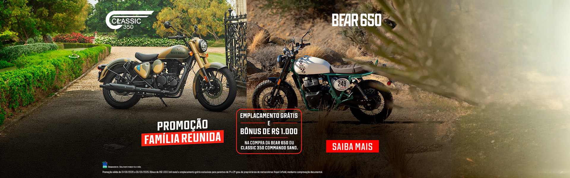 CLASSIC 350 E BEAR 650 JUNHO