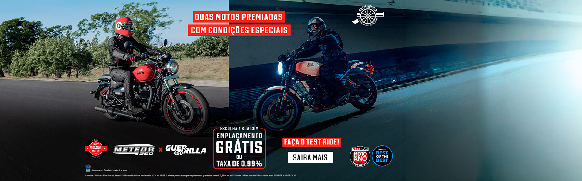 BANNER METEOR 350 E GUERRILLA 450 JUNHO