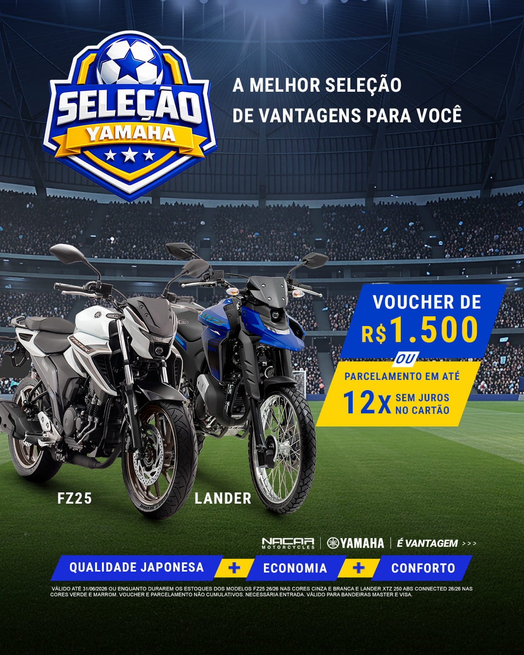 FZ25 FAZER & LANDER CONNECTED