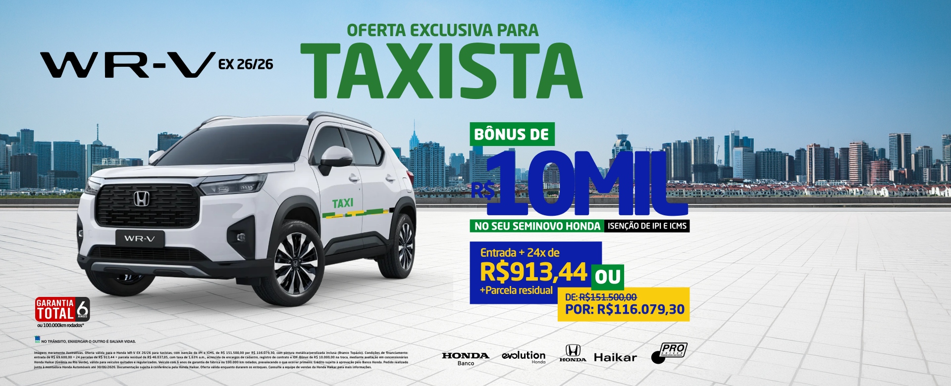 banner hkmtz-06-26-014 - wr-v ex taxista