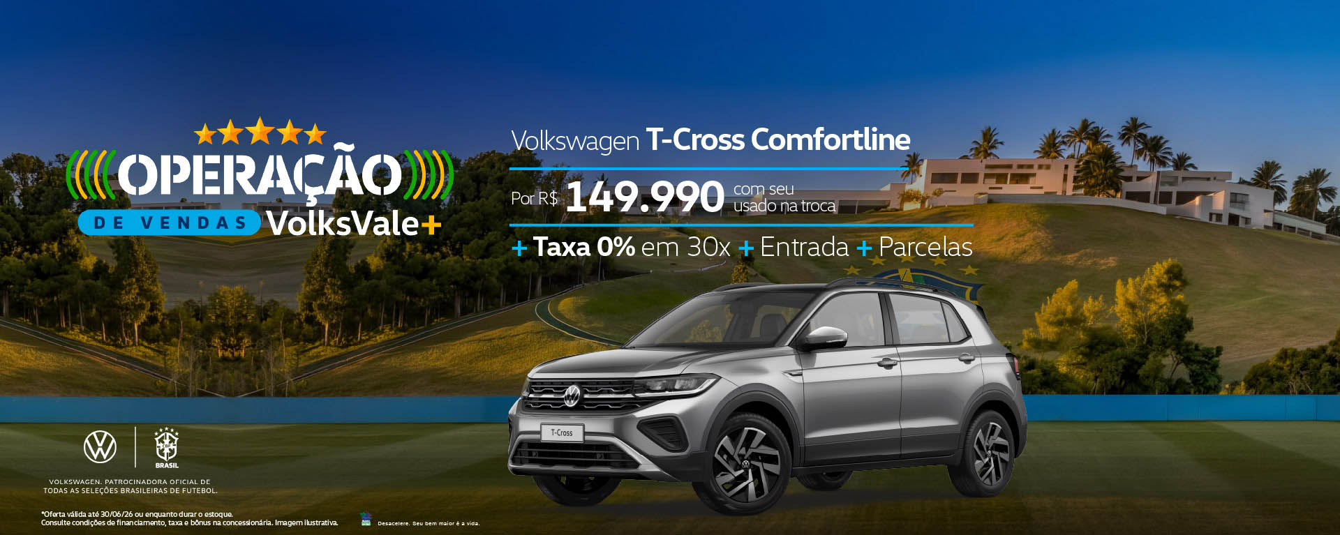 banner operação de vendas - tcross comf