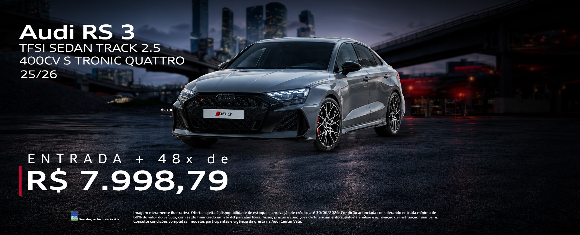 banner banner site - audi rs 3