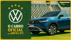 Volkswagen joga junto com Arena Nº1 e torcida brasileira