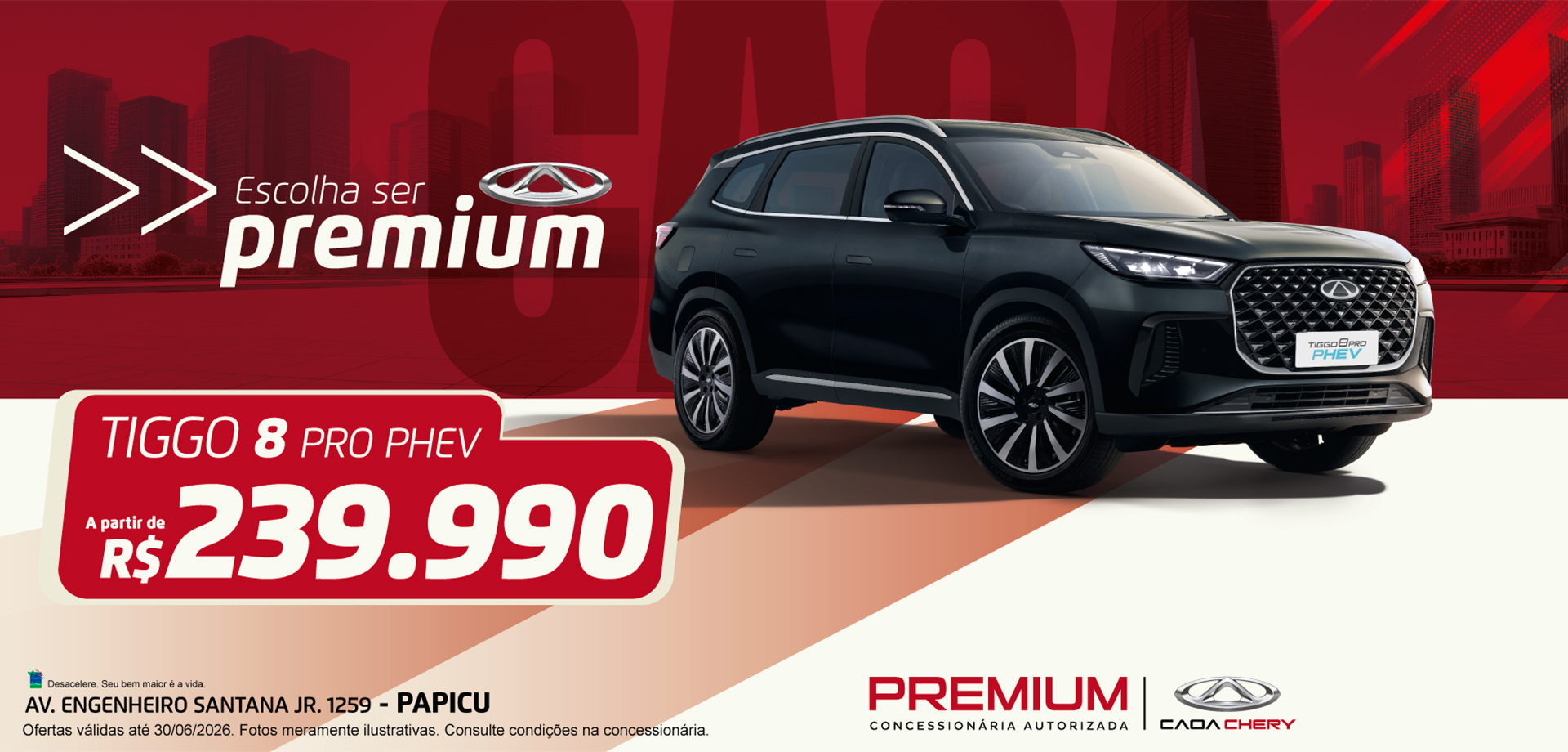 banner tiggo 8 pro phev