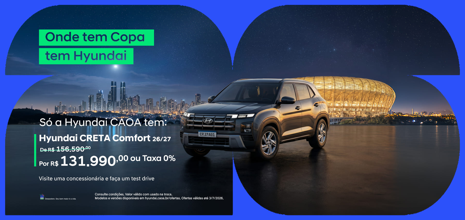 banner oferta creta comfort | junho