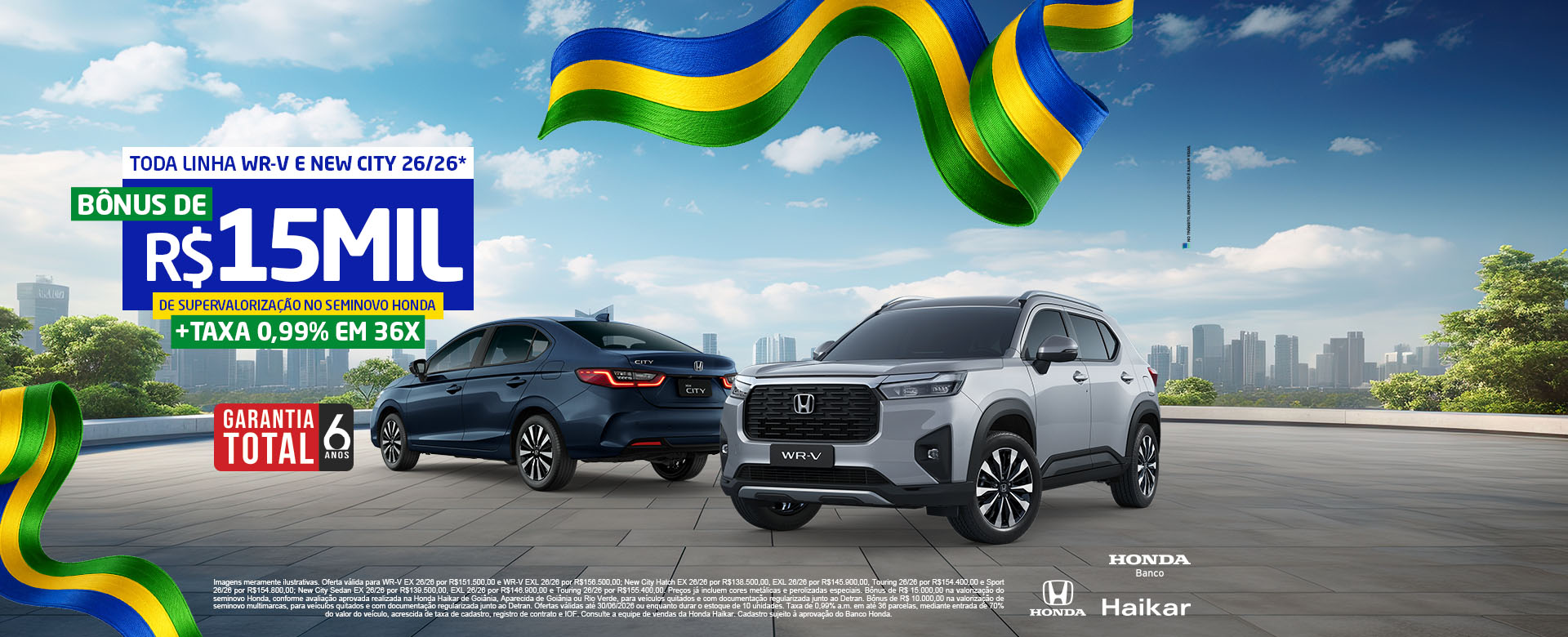 banner hkmtz-06-26-019 - bônus 15mil + taxa 0,99 new city e wr-v