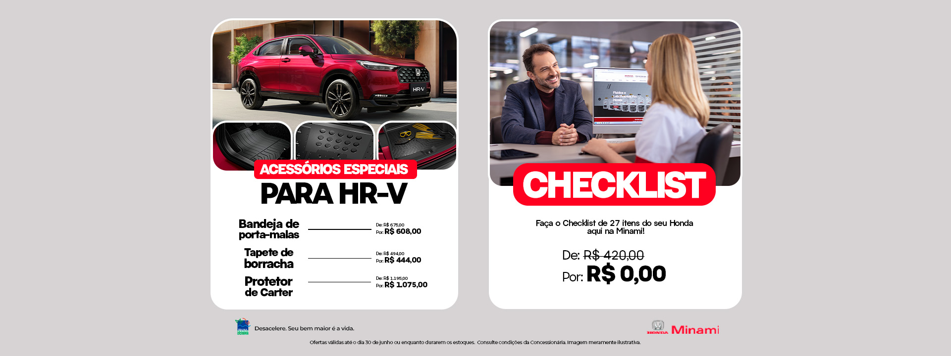 Acessório/checklist