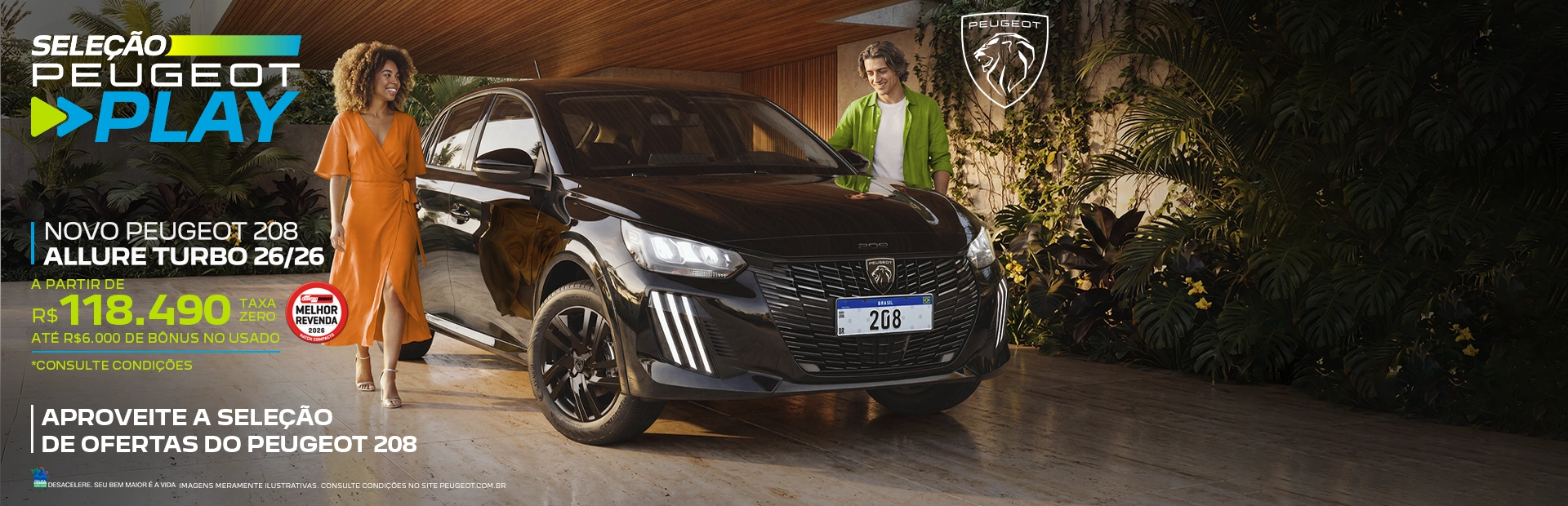 banner 210 ddm varejo peugeot selecao 208