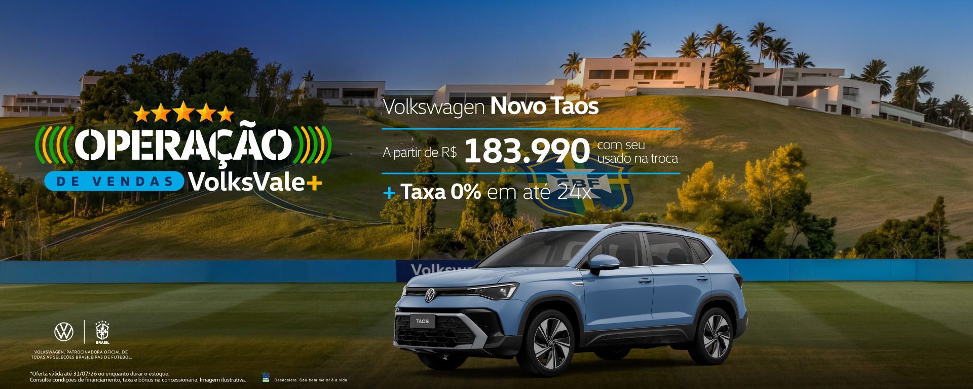 banner operação de vendas - taos