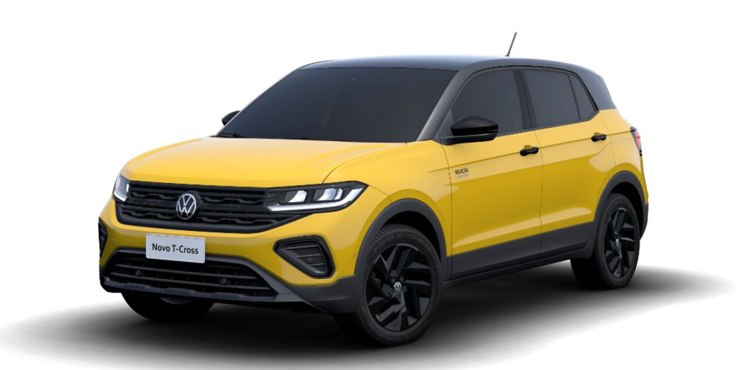 VW lança T-Cross Canarinho como novo mascote sobre rodas da Seleção