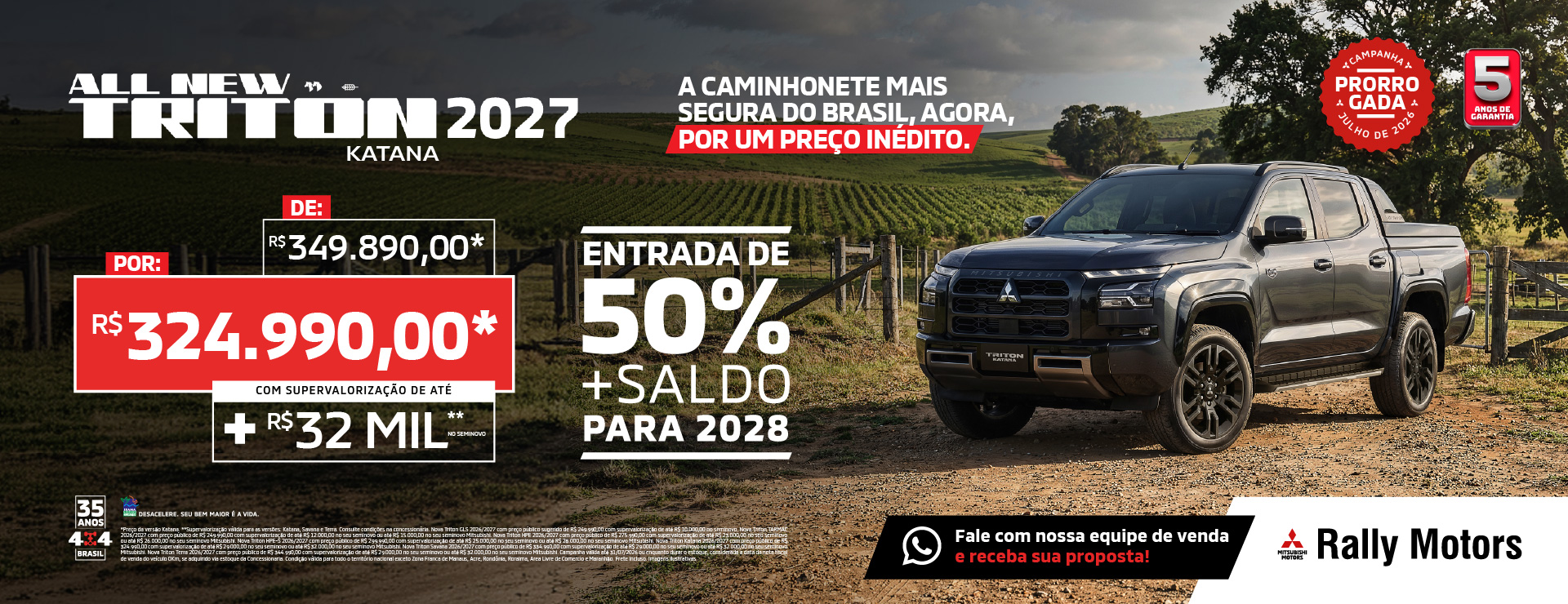 banner julho de 2026 - triton kataná
