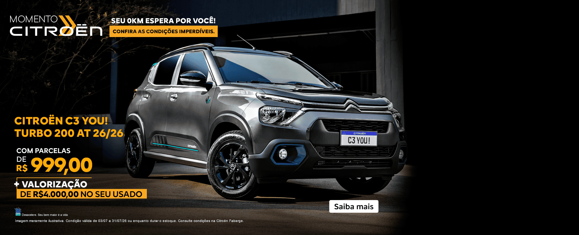 banner banner citroen c3 you - julho