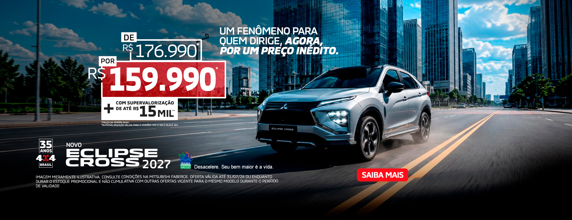 banner banner eclipse cross 2027 - julho