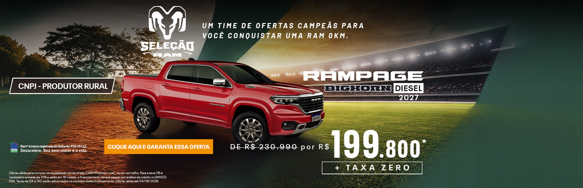 banner rampage big horn - julho
