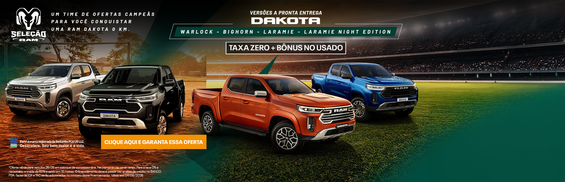 banner gama dakota - julho
