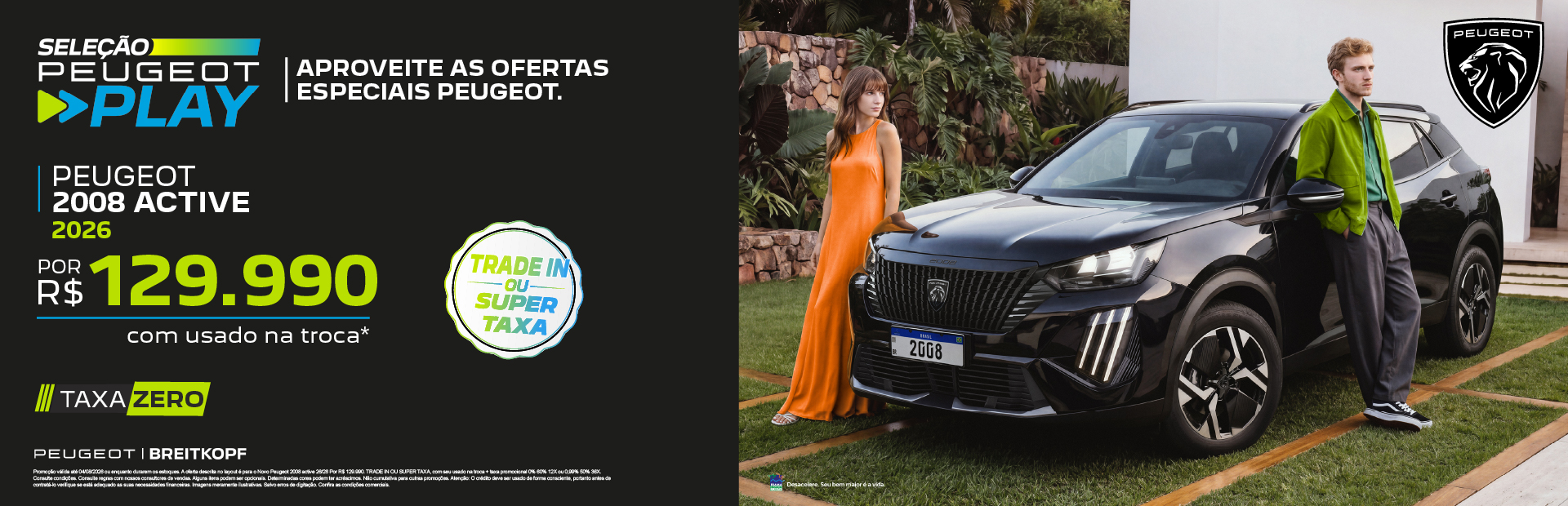 banner 211 ddm varejo peugeot selecao 2008