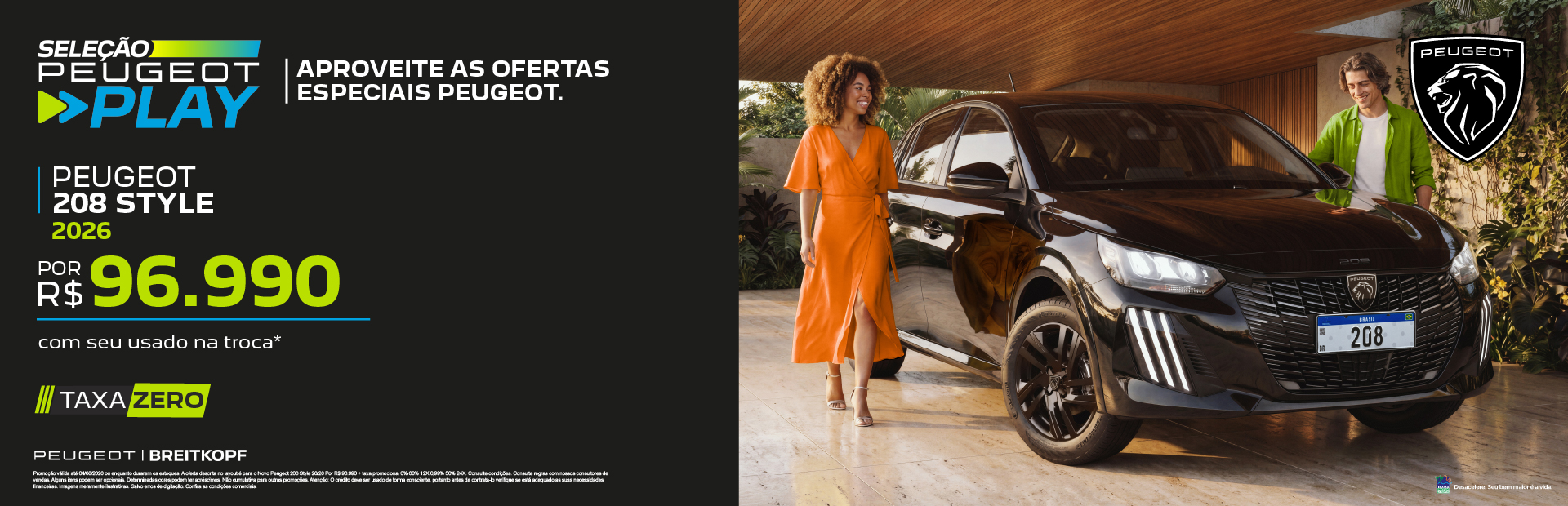 banner banner peugeot 208 style