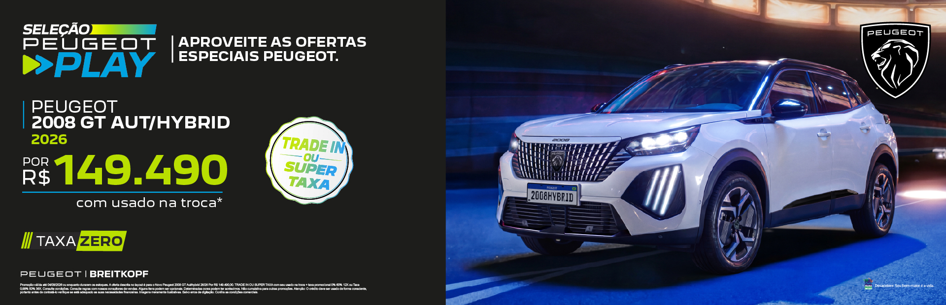 banner banner peugeot 2008 gt hybrid