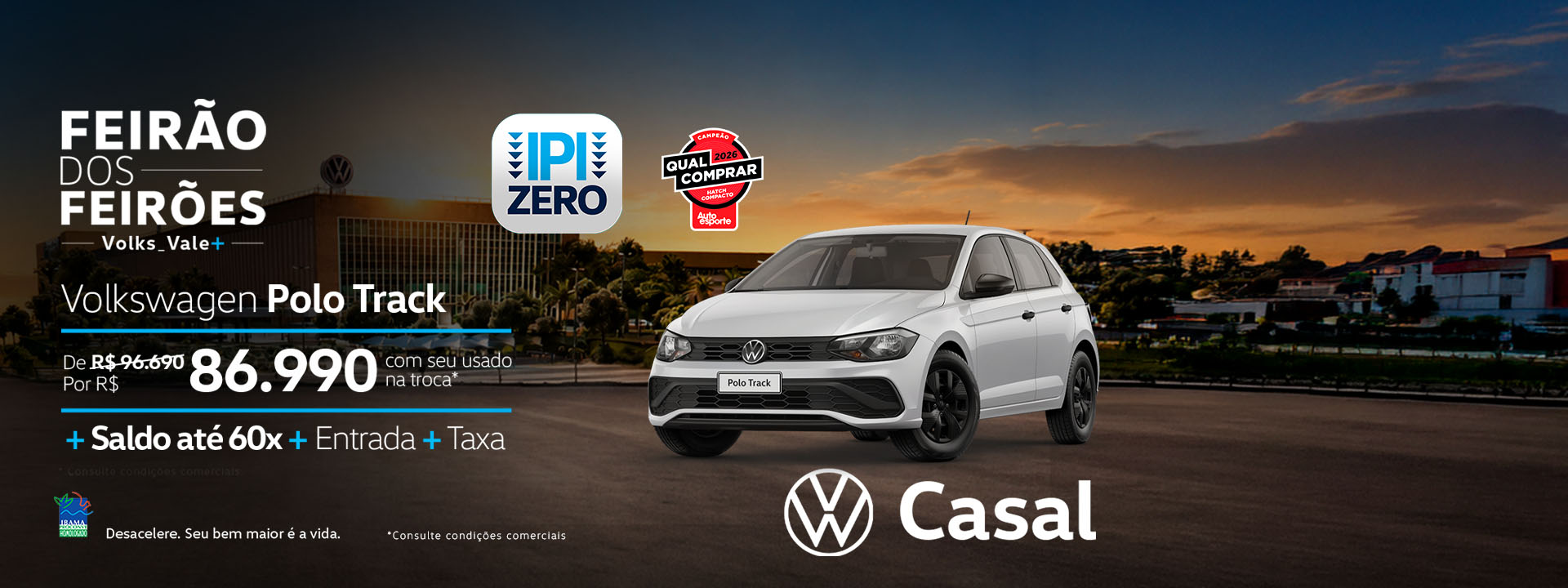 Volkswagen Polo Track Feirão do Feirões