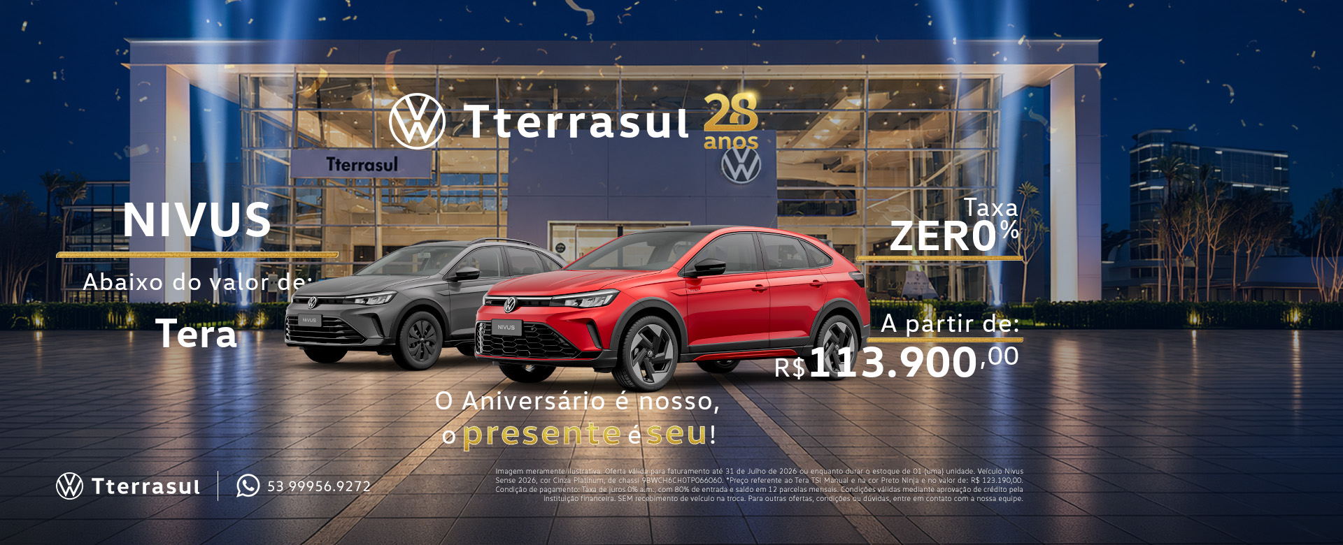 banner nivus sense  - tterrasul 28 anos